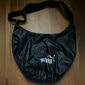 Puma Black nylon shoulder bag black